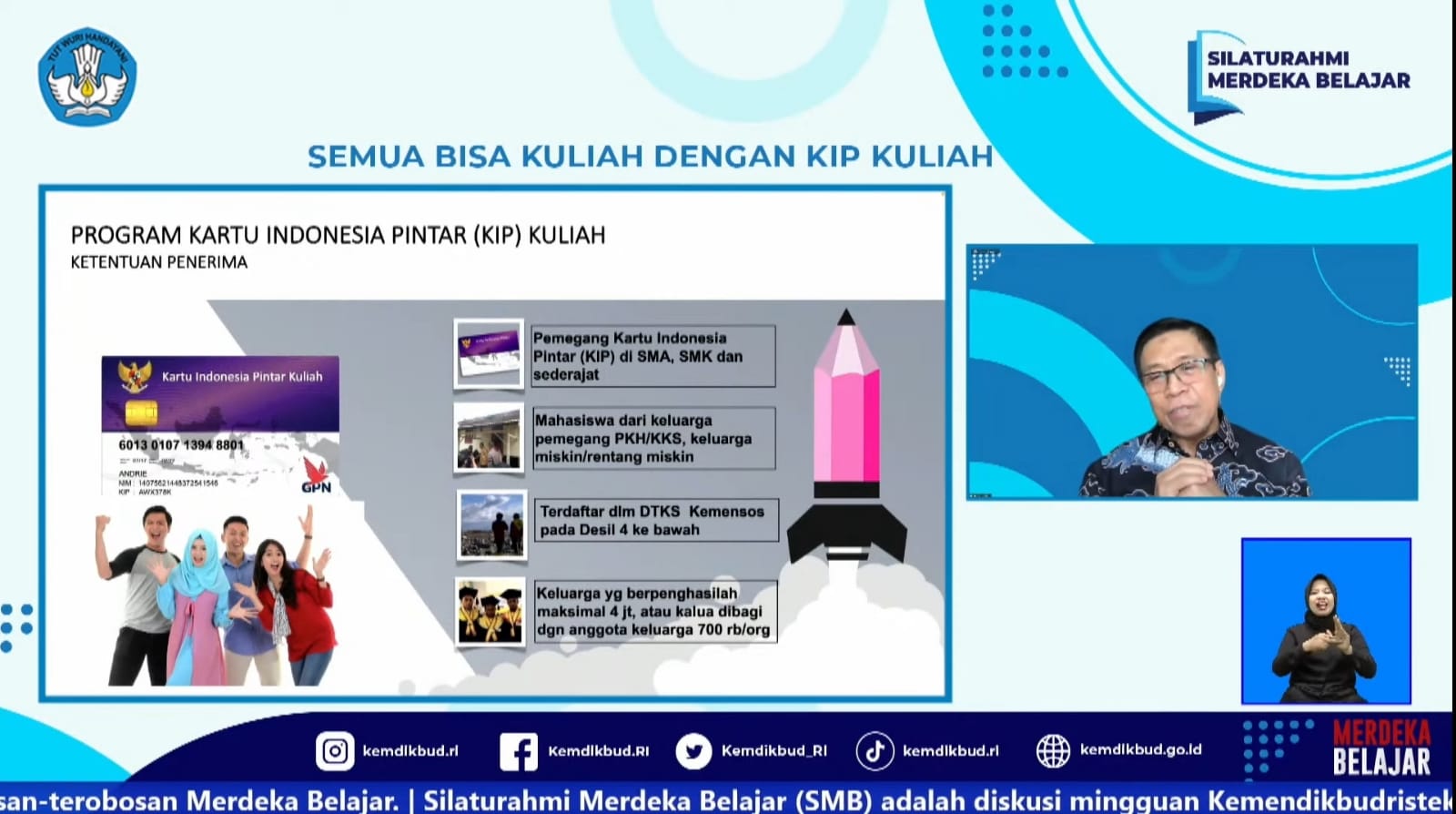 Semua Siswa Bisa Kuliah dengan KIP Kuliah Merdeka, Termasuk di PTS